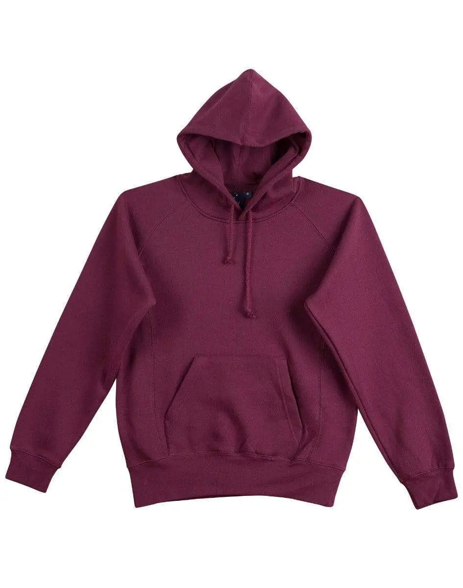 WINNING SPIRIT WARM HUG Fleece Hoodie Ladies FL08 Casual Wear Winning Spirit Maroon 8
